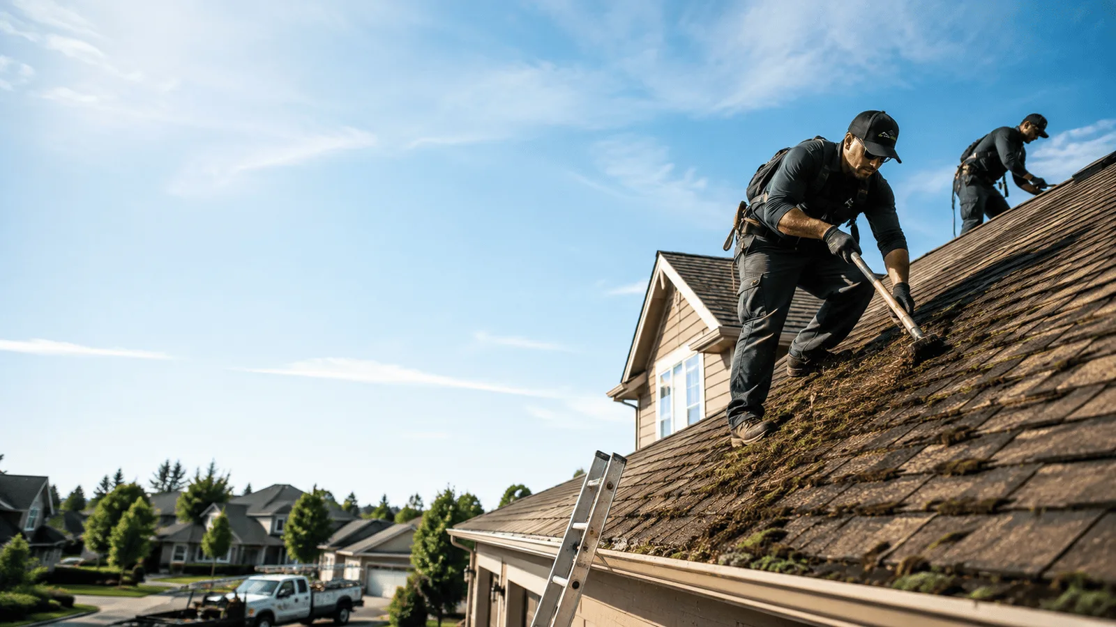 Roof Moss Removal in Seward, IL near me